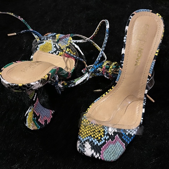 Lace Up Heels - Picture 2 of 2